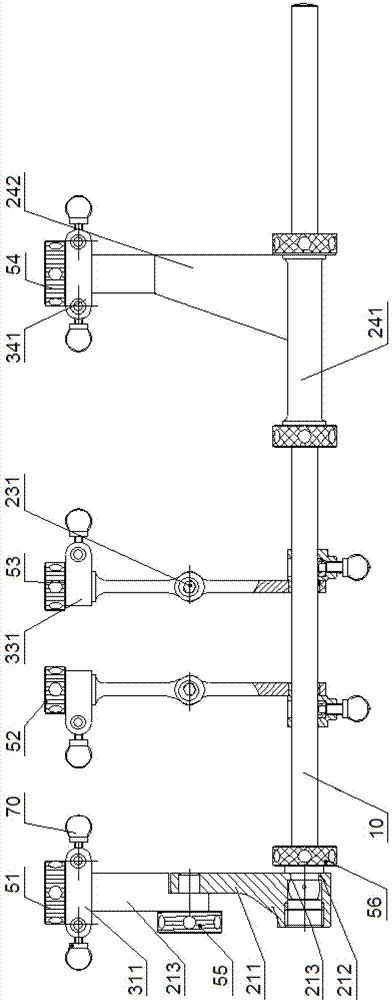 Thighbone distraction repositor and application thereof