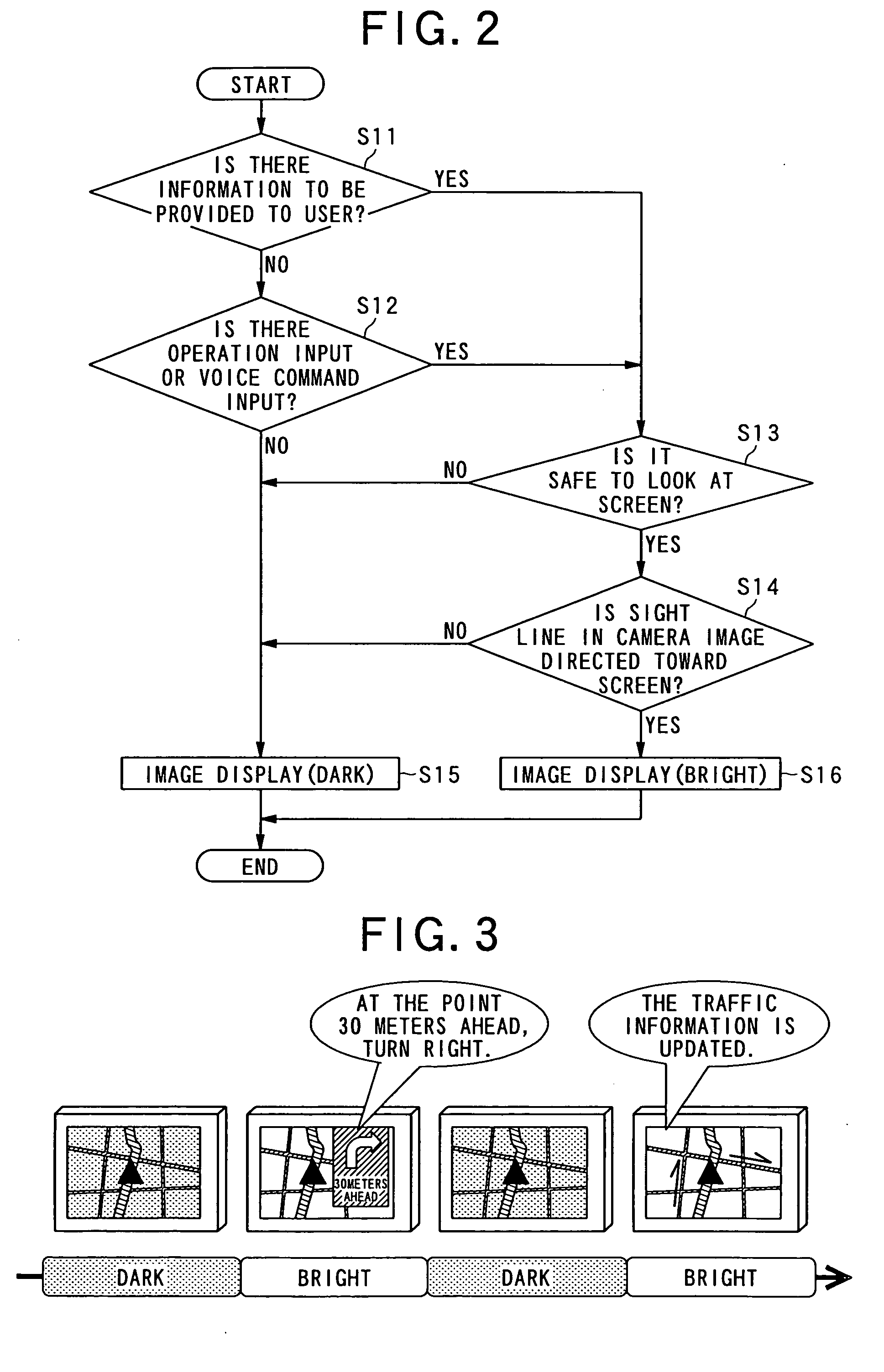 Navigation apparatus, computer program, screen displaying control method, and measurement interval control method