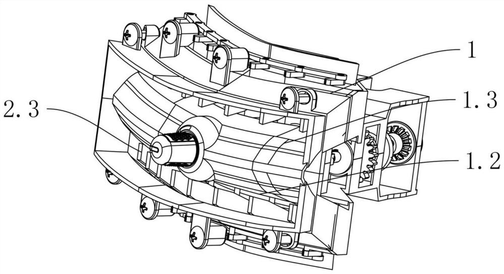 Air door structure and automobile air conditioner air outlet using same