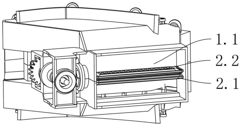 Air door structure and automobile air conditioner air outlet using same