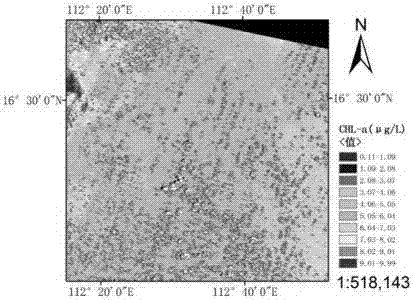Typhoon regional disaster assessment method based on change of chlorophyll-a content in seawater