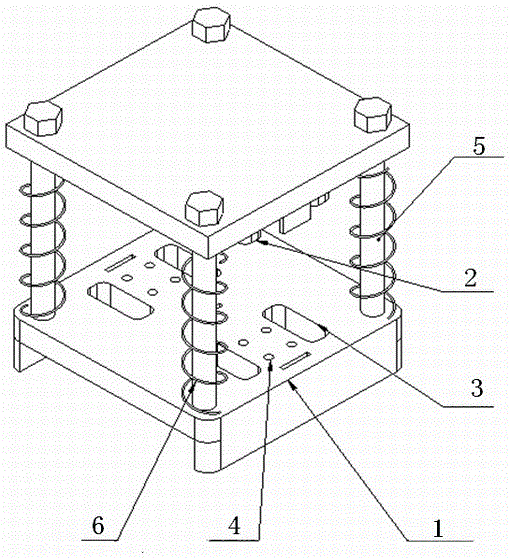 Cutting-off chamfering die for lithium-ion battery pole lug