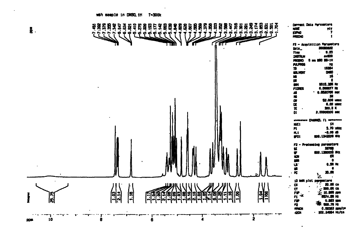 Novel secoiridoid compound and application in preparation of anti-inflammatory drug