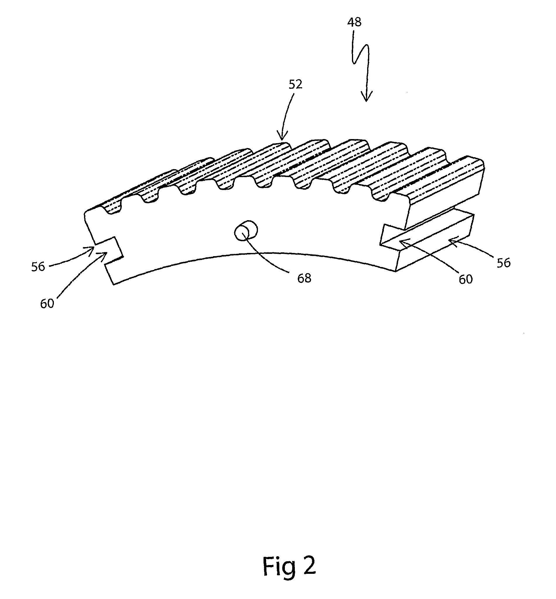 Synchronized segmentally interchanging pulley transmission system