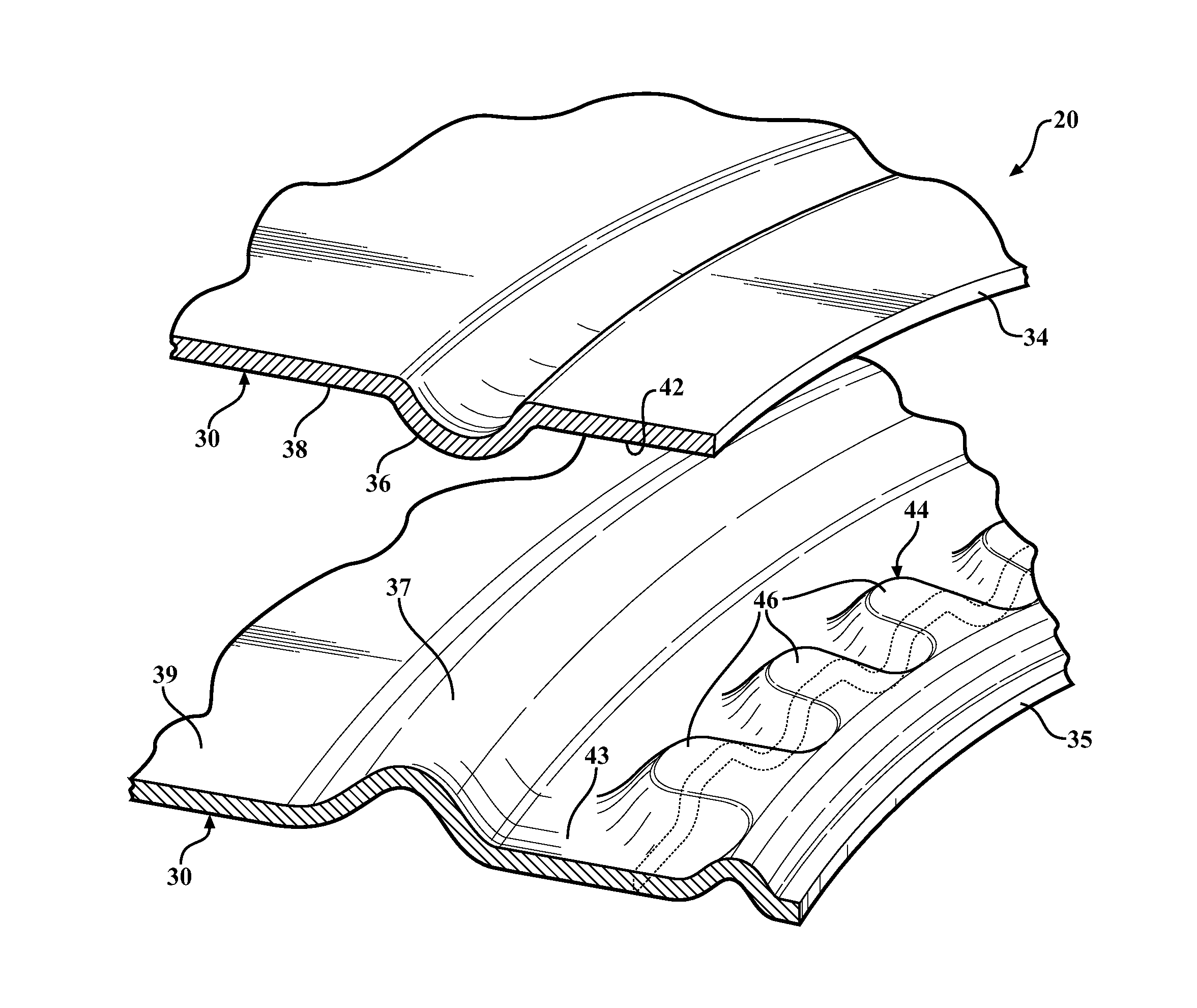 Gasket with a compression limiter