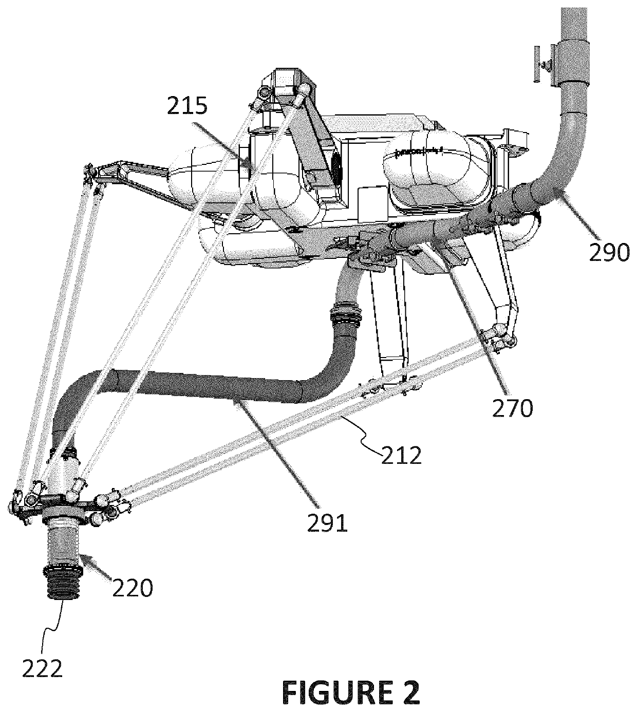 System for sorting materials with vacuum apparatus