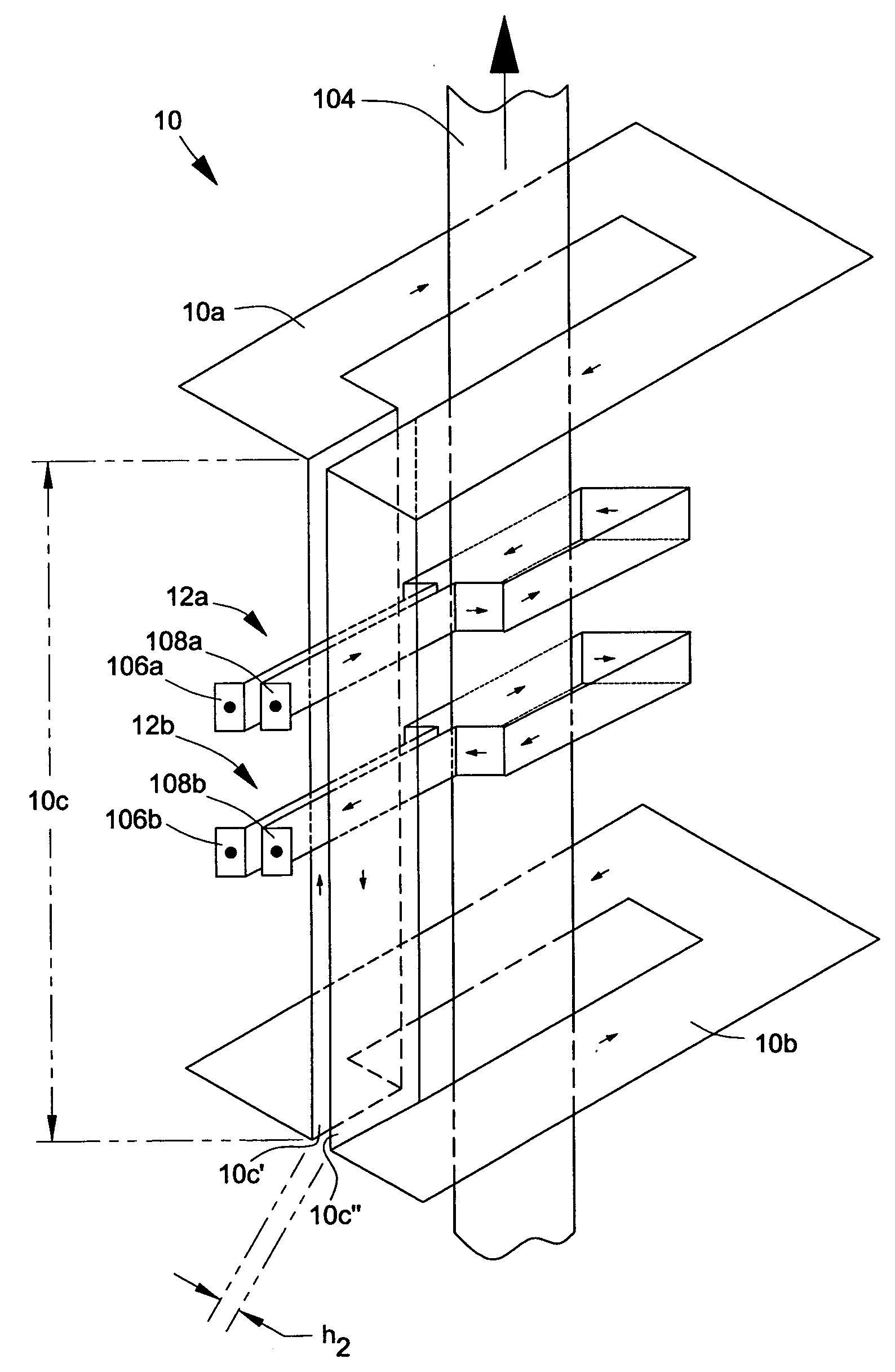 Electromagnetic shield for an induction heating coil