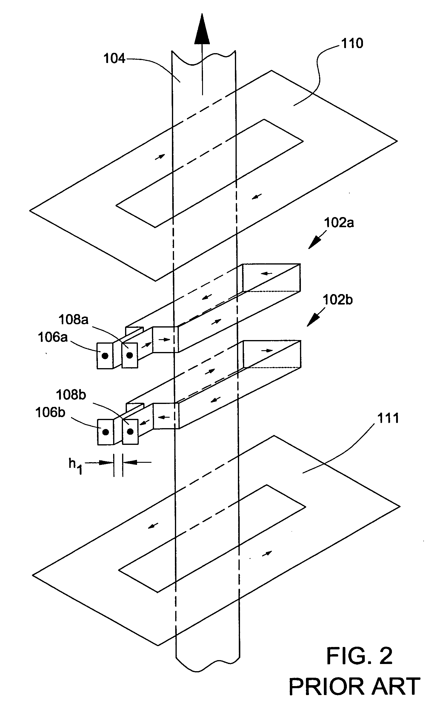 Electromagnetic shield for an induction heating coil