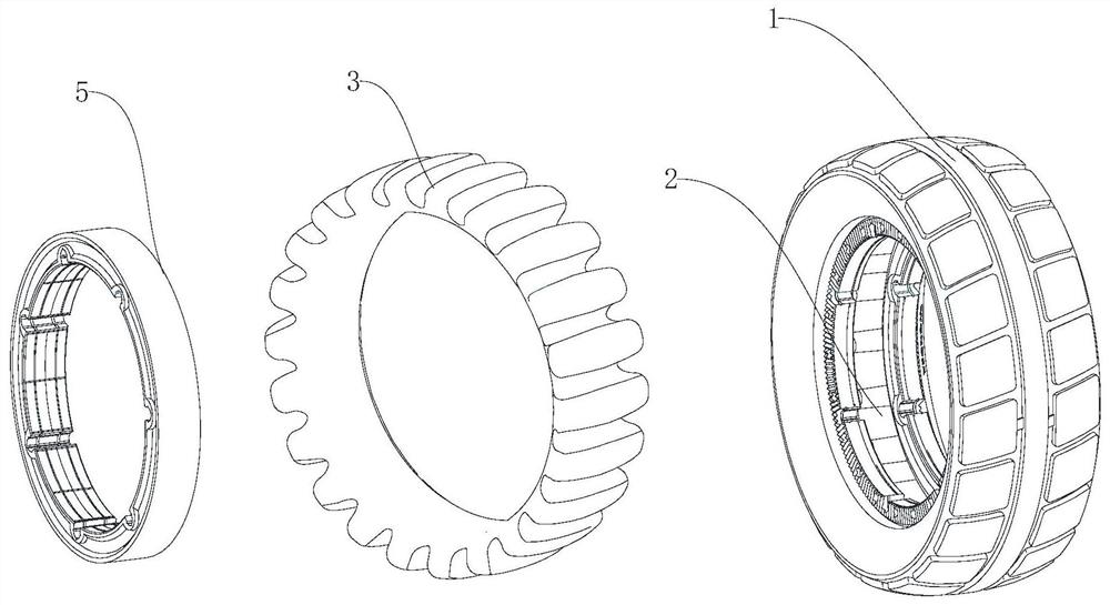 Preparation process of damping tire