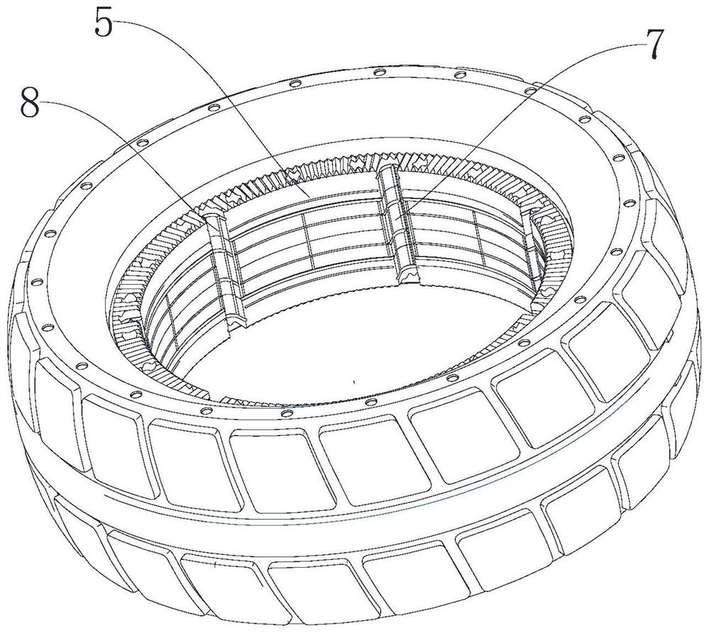 Preparation process of damping tire