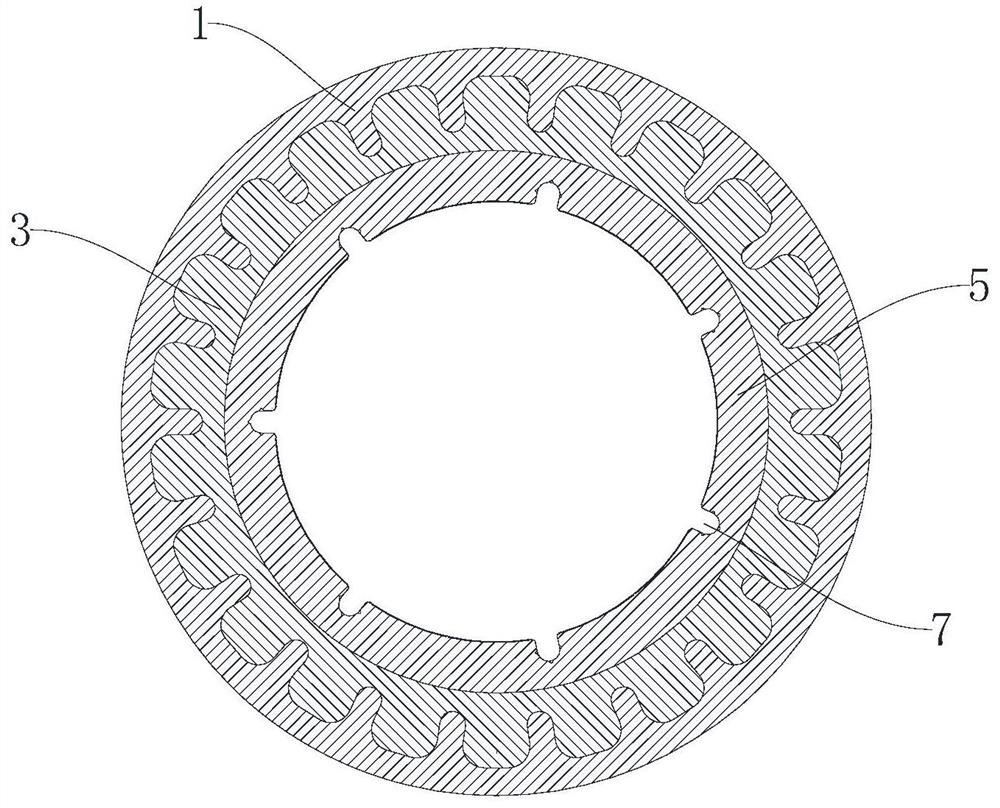 Preparation process of damping tire