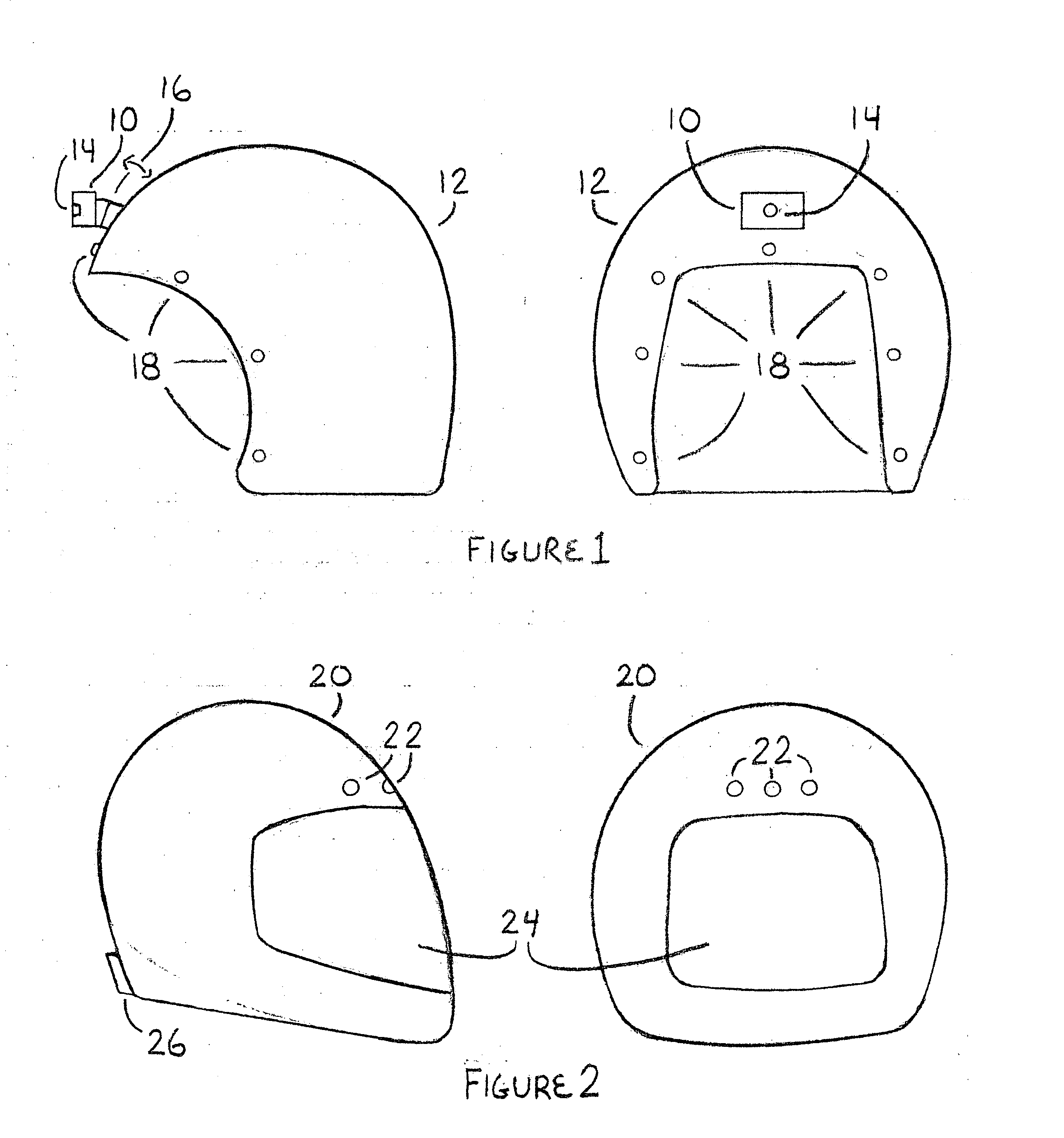 Motorcycle helmet with increased visibility