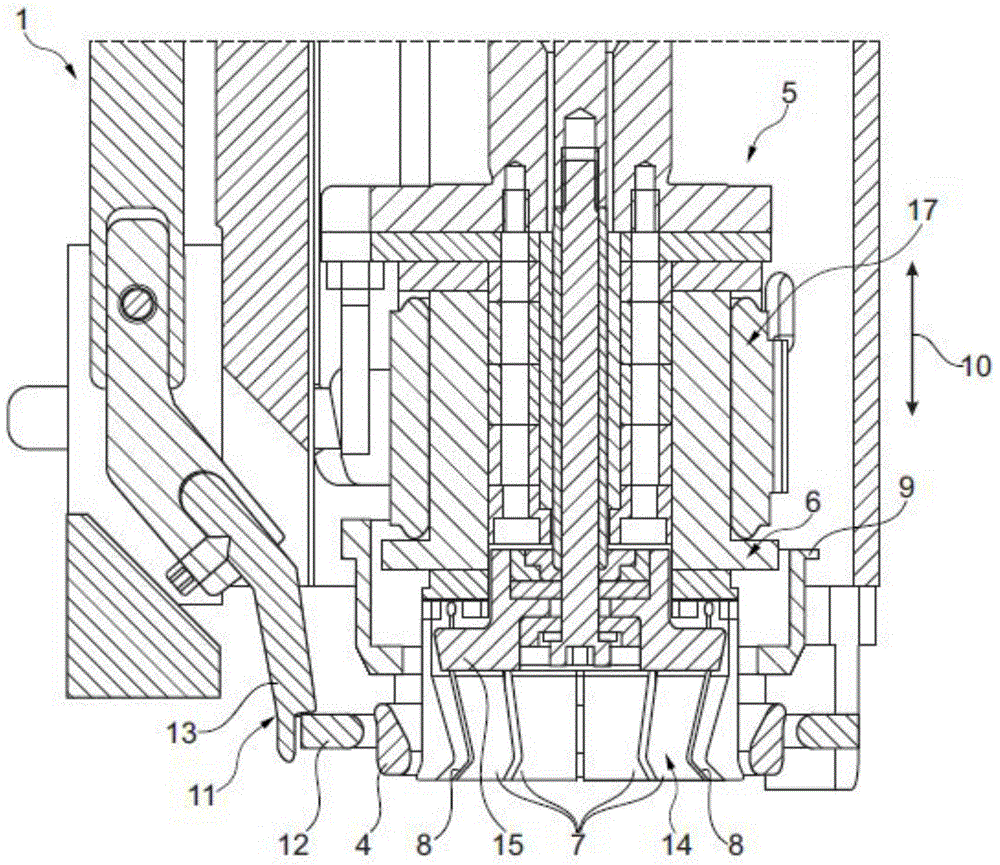 Device for producing piston