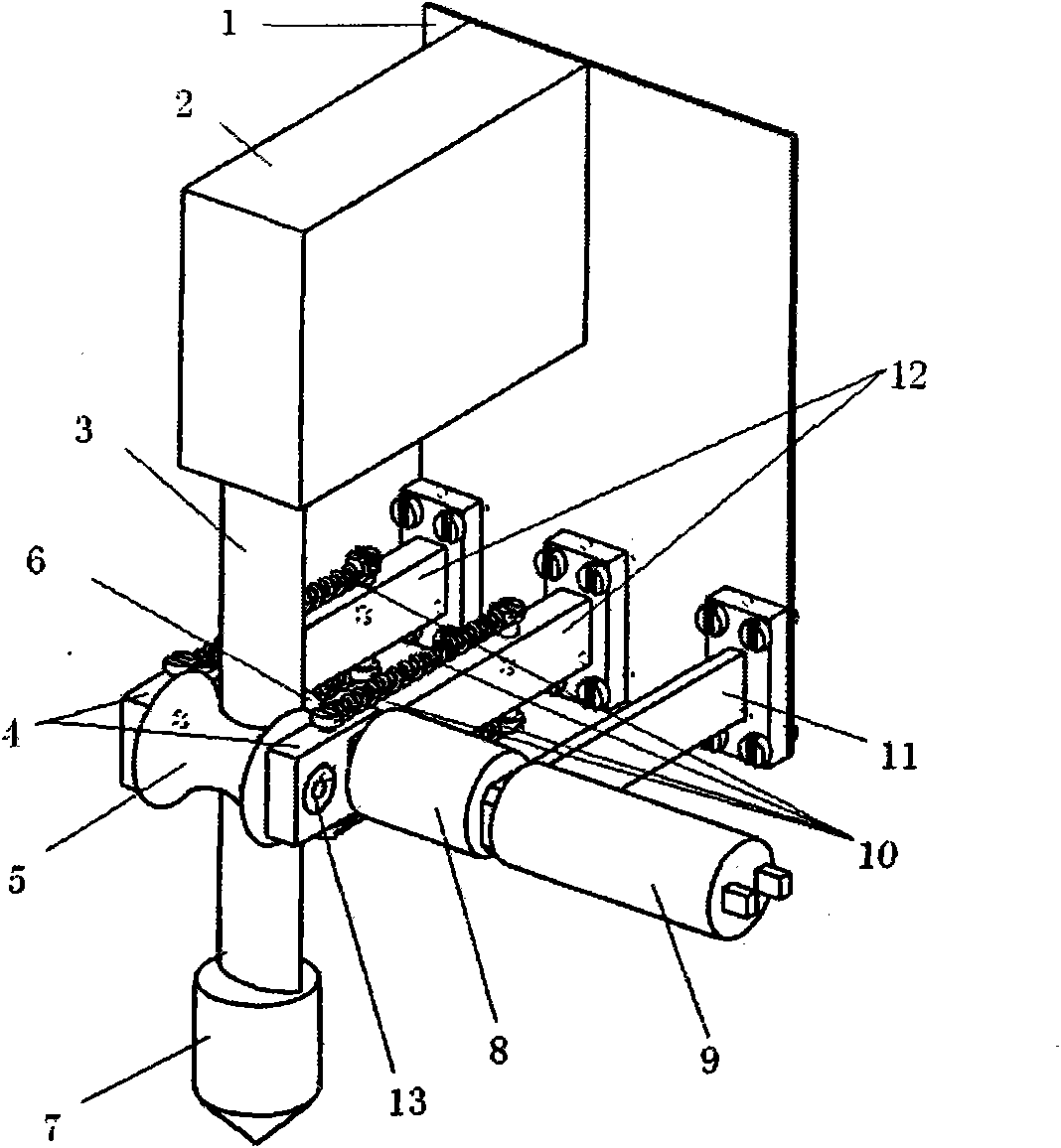 Wind-spring type expandable sampling rod