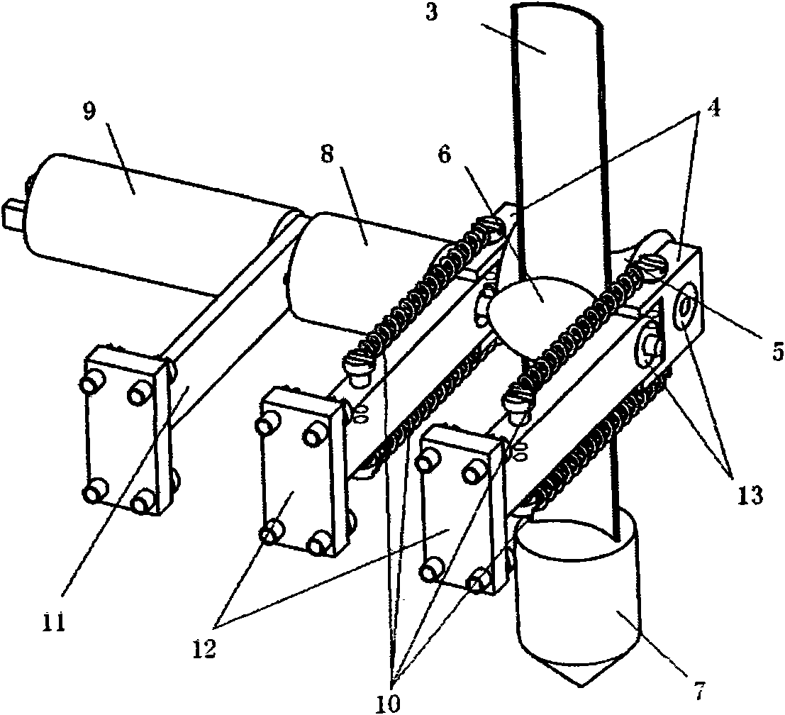 Wind-spring type expandable sampling rod