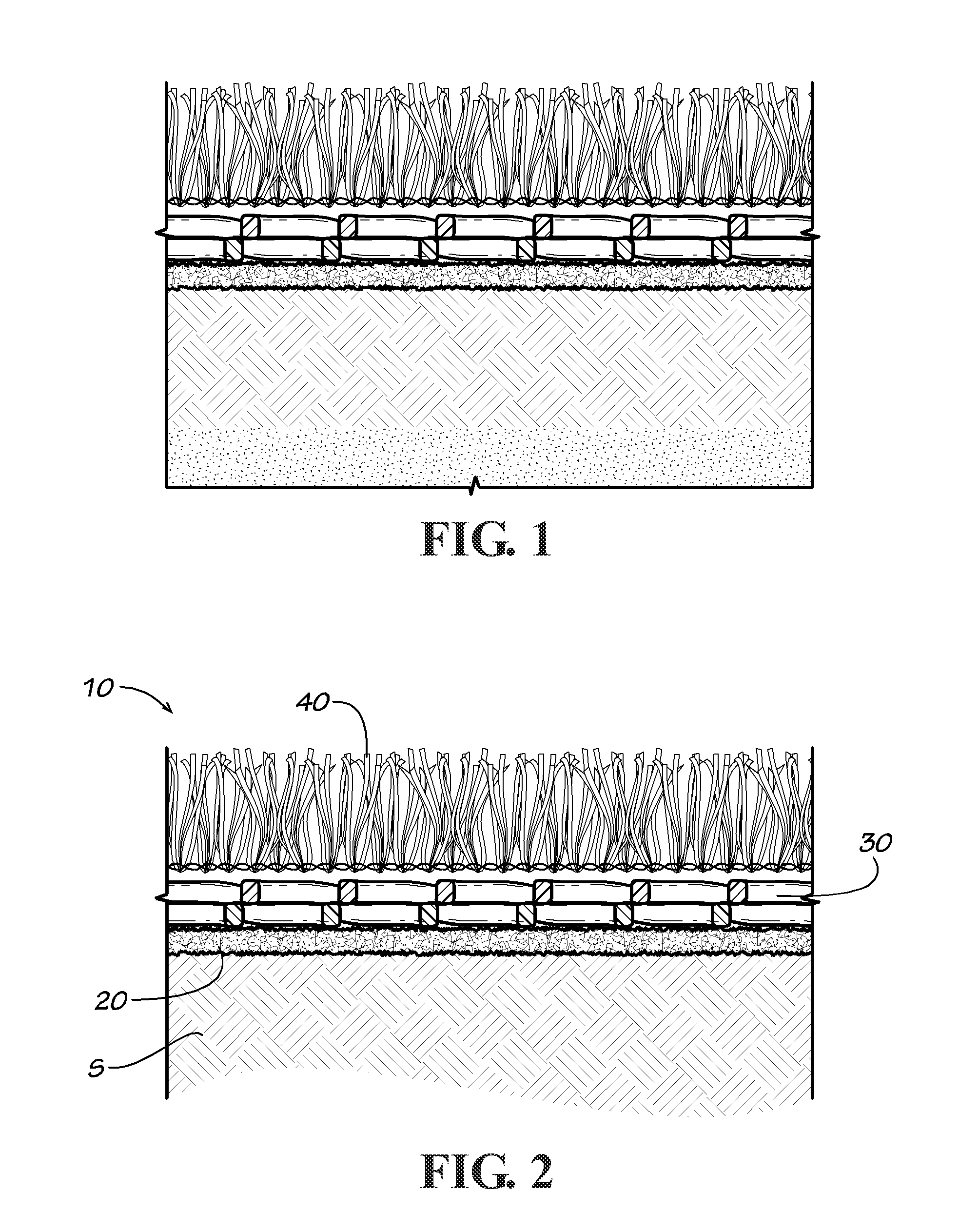 Synthetic ground cover system for erosion protection for use with or without a sand/soil ballast