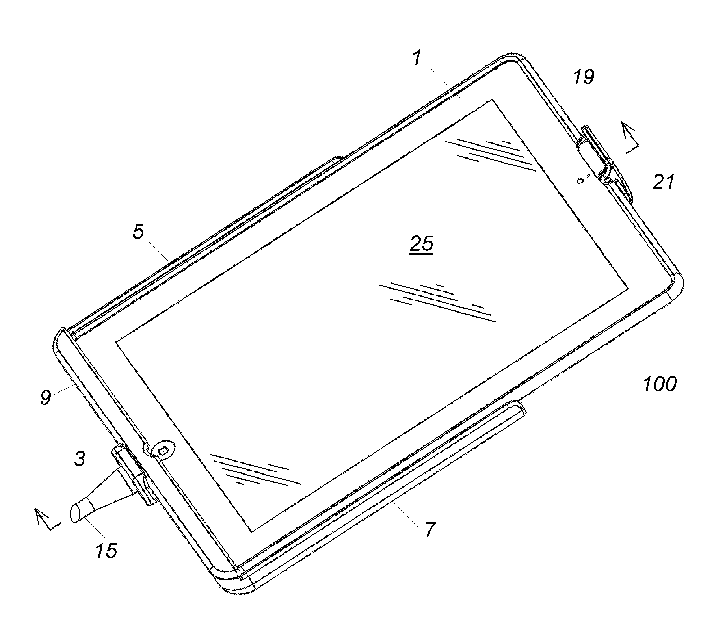 Docking sleeve with electrical adapter