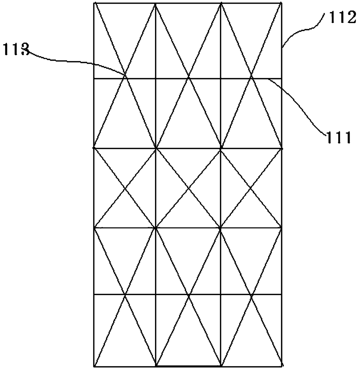 Bundled packing device for sewage treatment