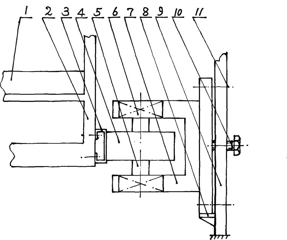 Guiding device of multideck table