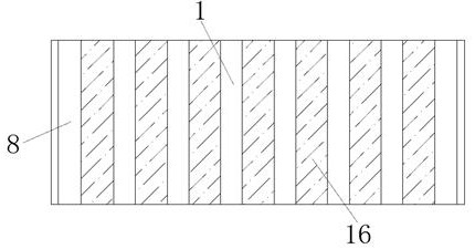 Inflatable plastic film packaging inflatable bag