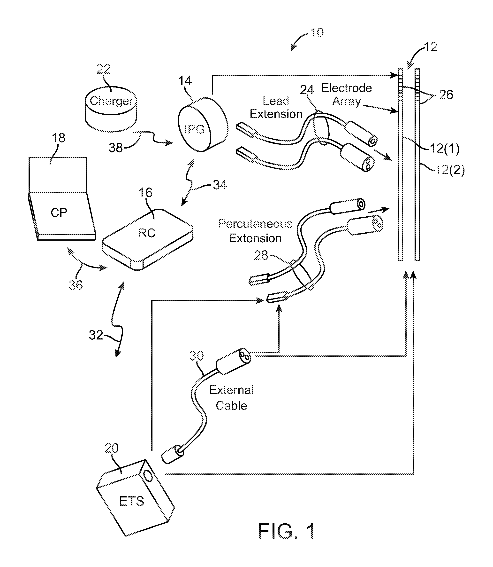 Method and apparatus for determining relative positioning between neurostimulation leads