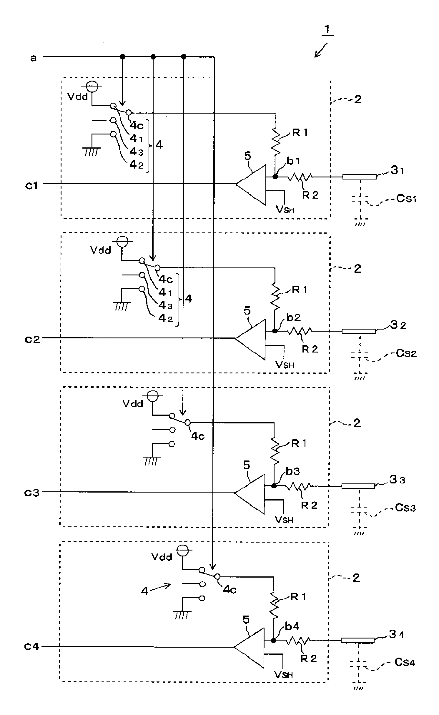 Capacitive touch panel