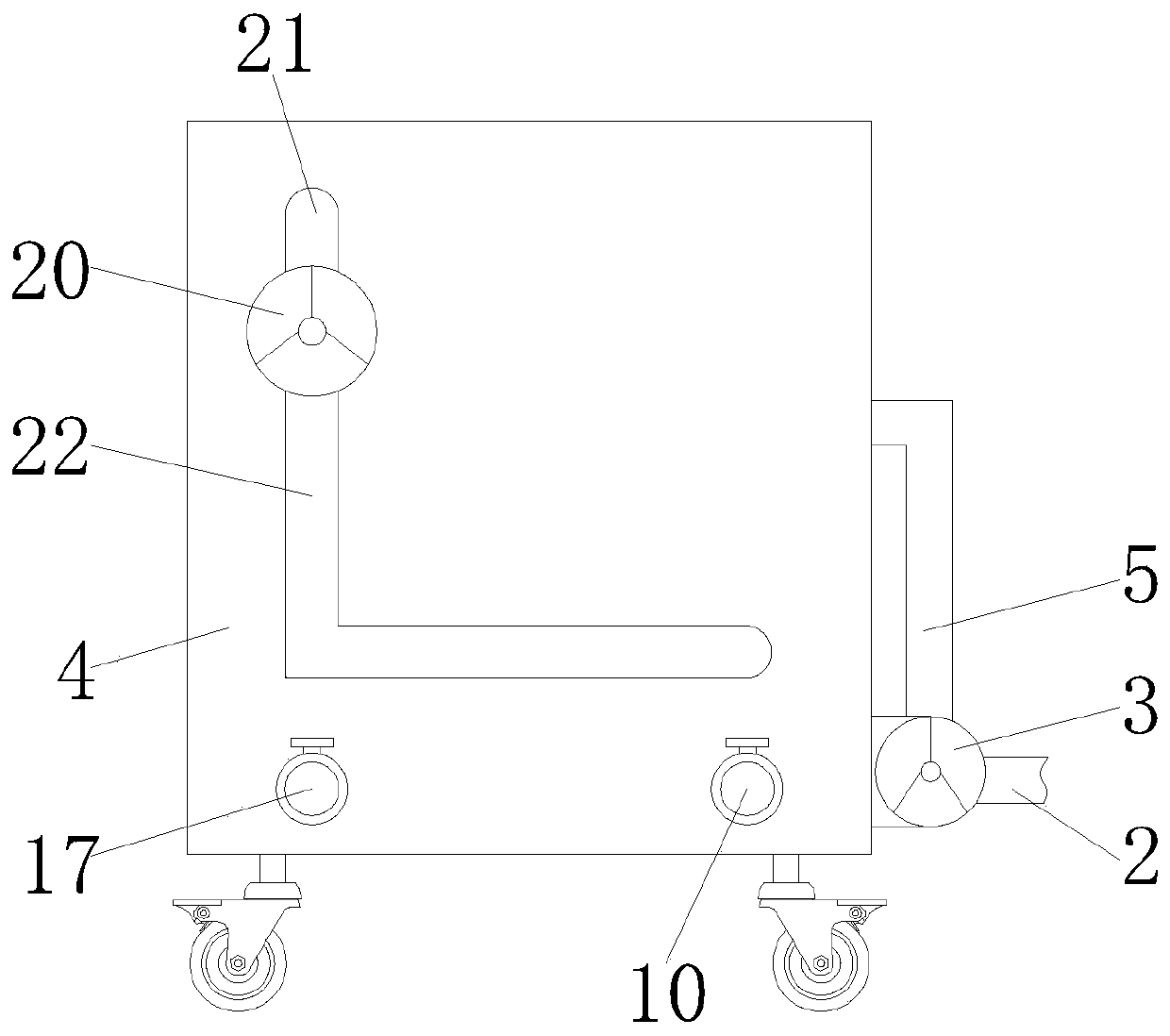 Anti-polluting mechanism of automatic kiln for lithium battery sagger production