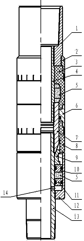 Double-stage self-sealing thermal recovery packer