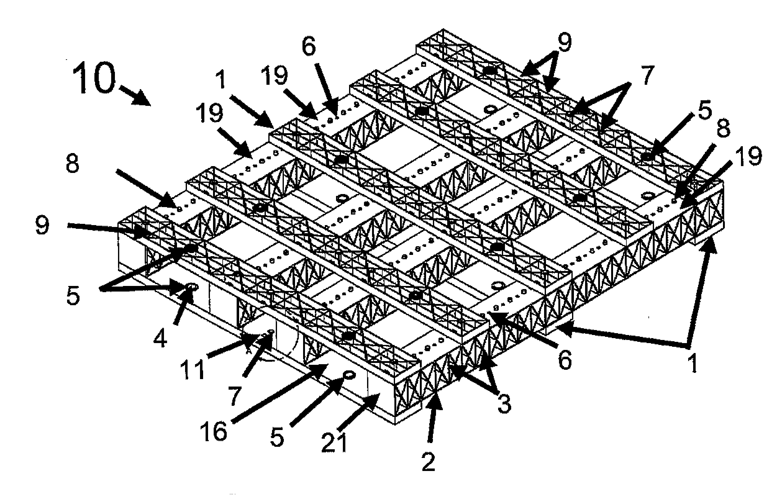 Configurable, repairable, and recyclable cargo pallet