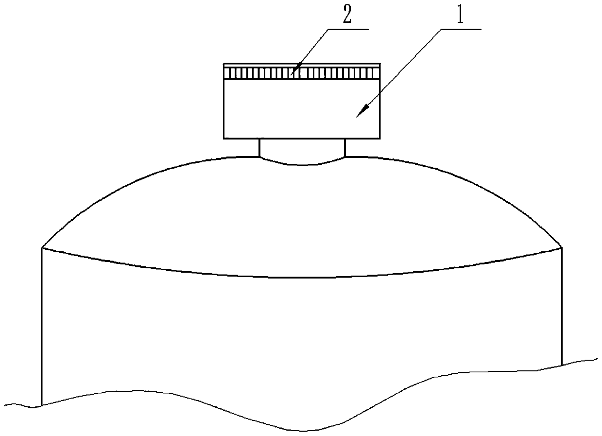 Airtight member of neodymium iron boron storage container and sealing method