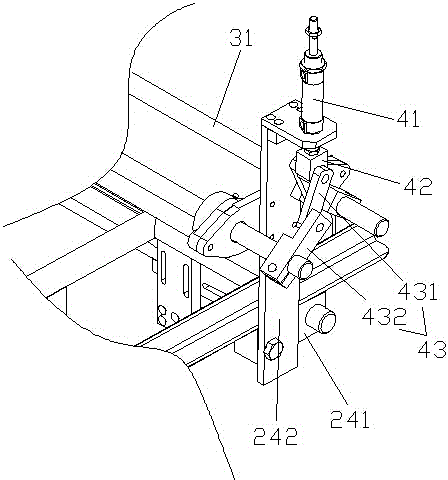 Feeding device of paper tube edge grinding machine