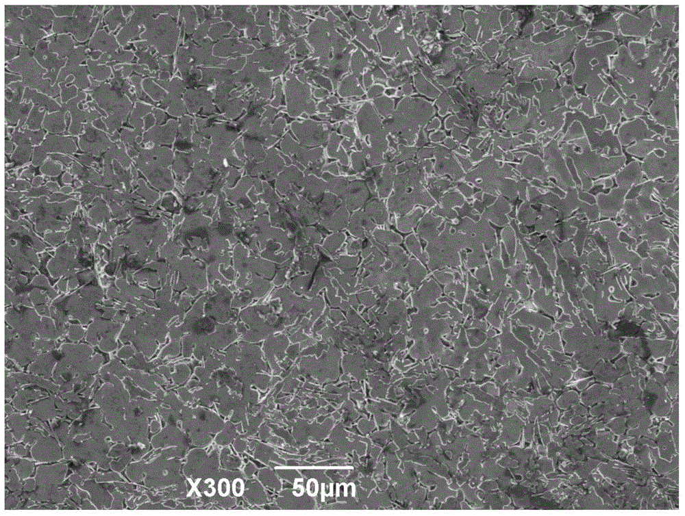 Method for improving toughness of boracic high-entropy alloy by adding rare earth