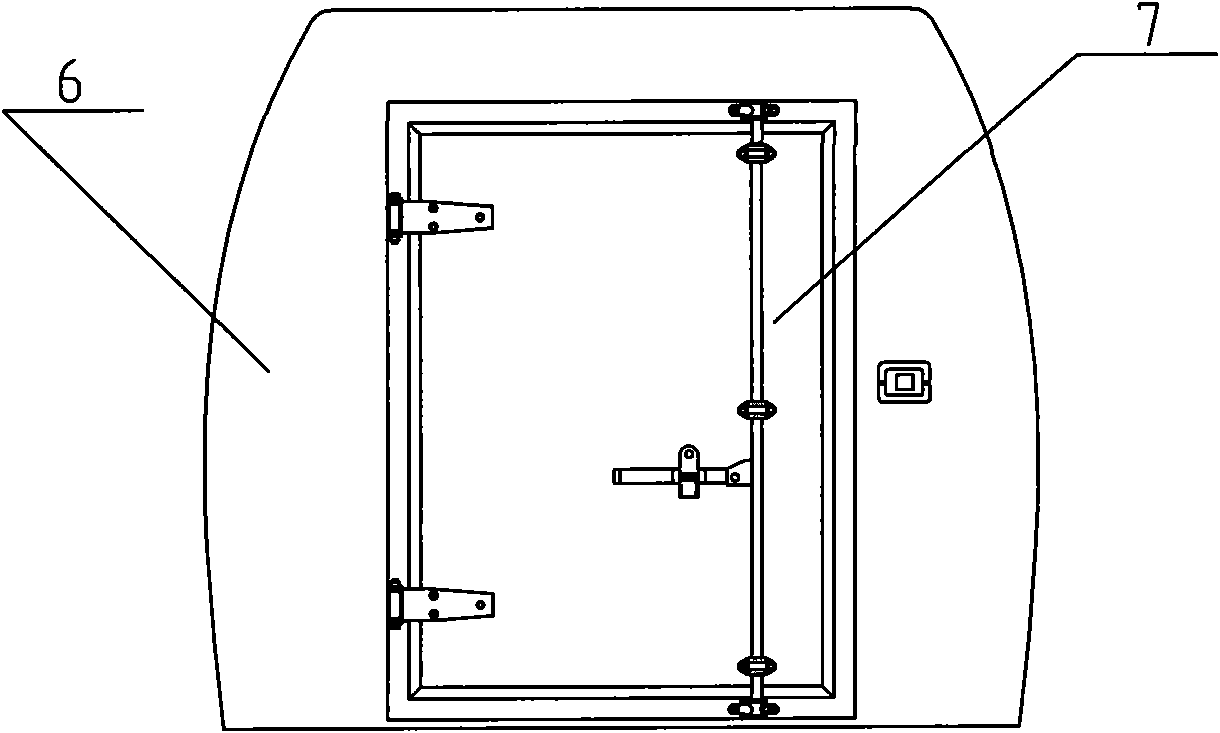 Integrated refrigerator car carriage structure and operating method thereof