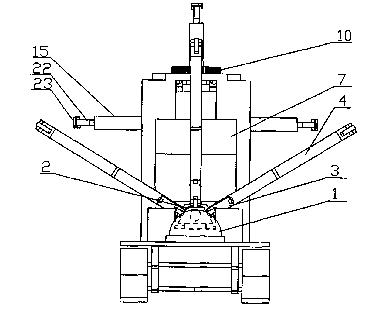 Robot for cleaning and detecting pipes