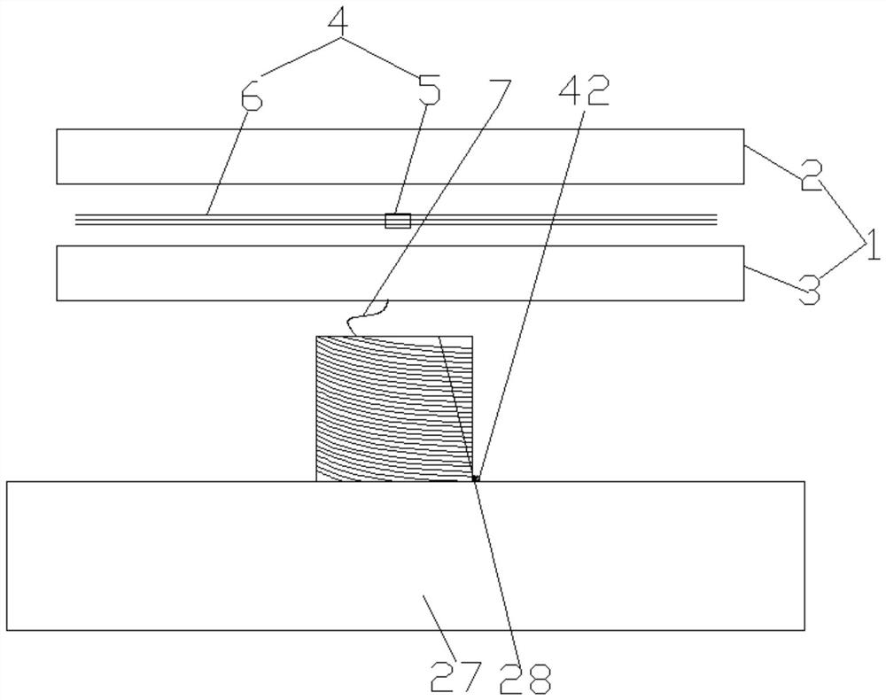 Vagina-implanted developing marking device for treating endometrial cancer