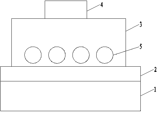 Organic-inorganic composite resistive random access memory and preparation method for same