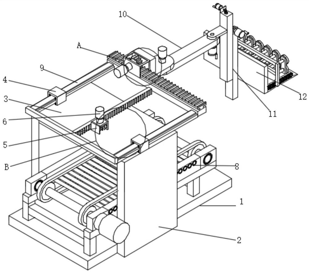 Device suitable for railway boxcar cargo loading and unloading