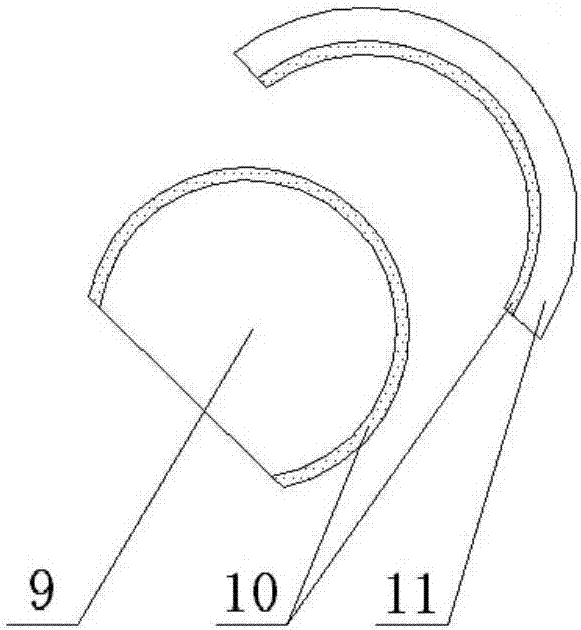 Artificial hip joint replacing device