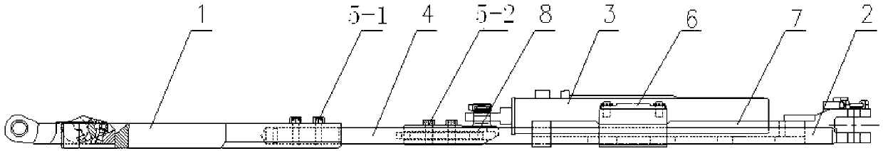 Up-mounted advancing mechanism and thin coal seam hydraulic support