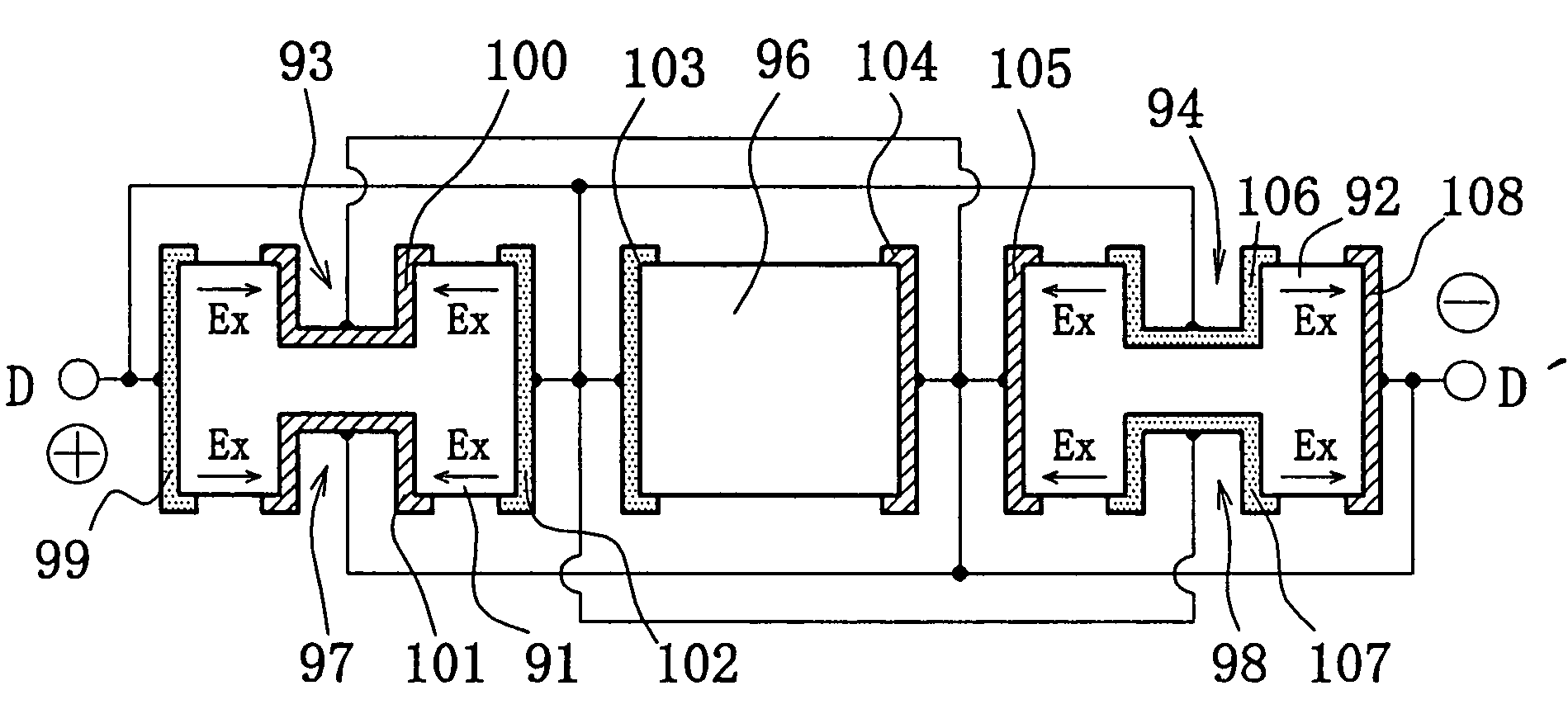 Resonator, unit having resonator, oscillator having unit and electronic apparatus having oscillator