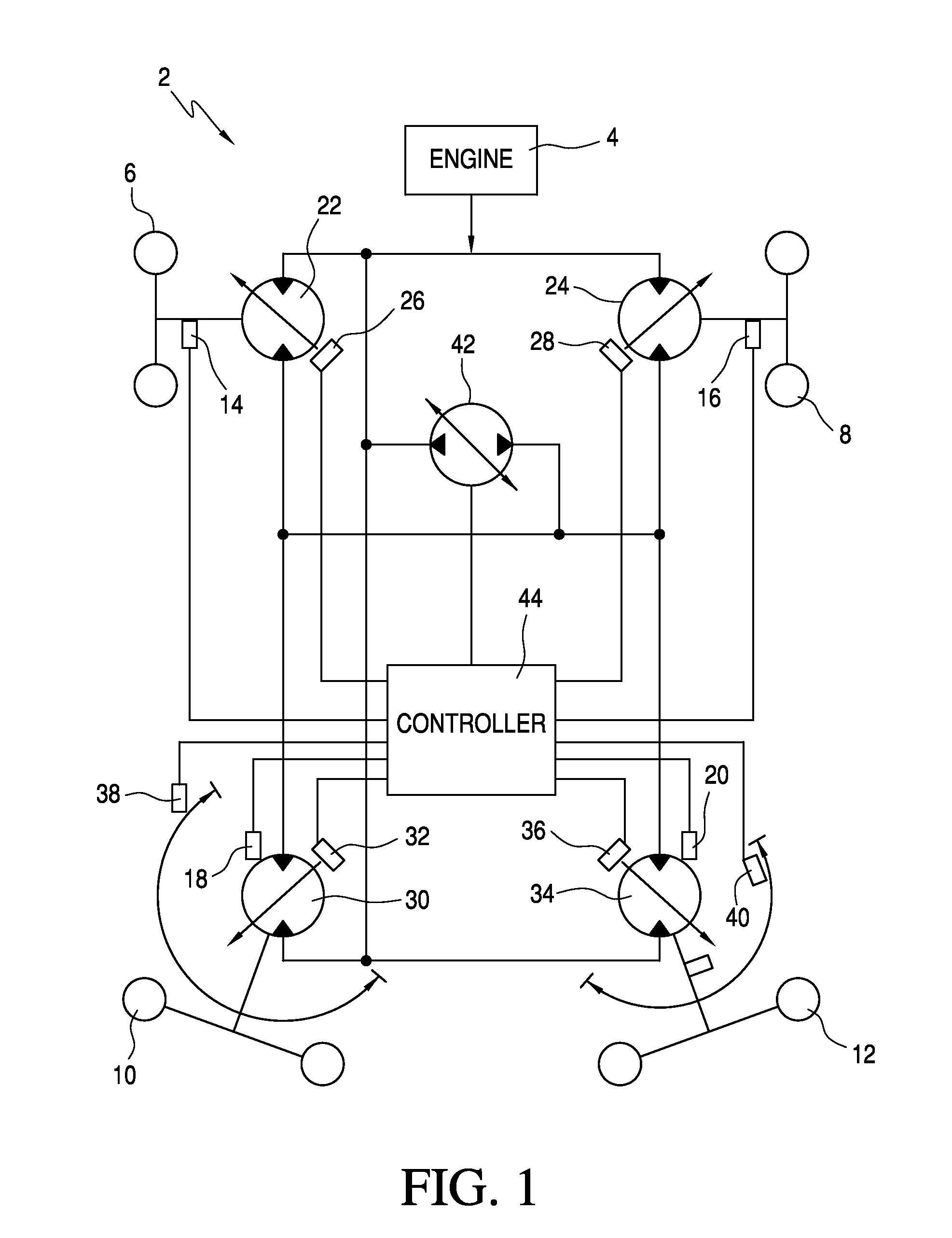 Four wheel drive system