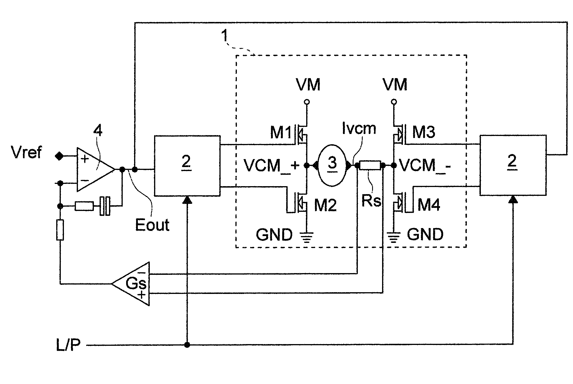 Device to synchronize the change of the driving mode of an electromagnetic load