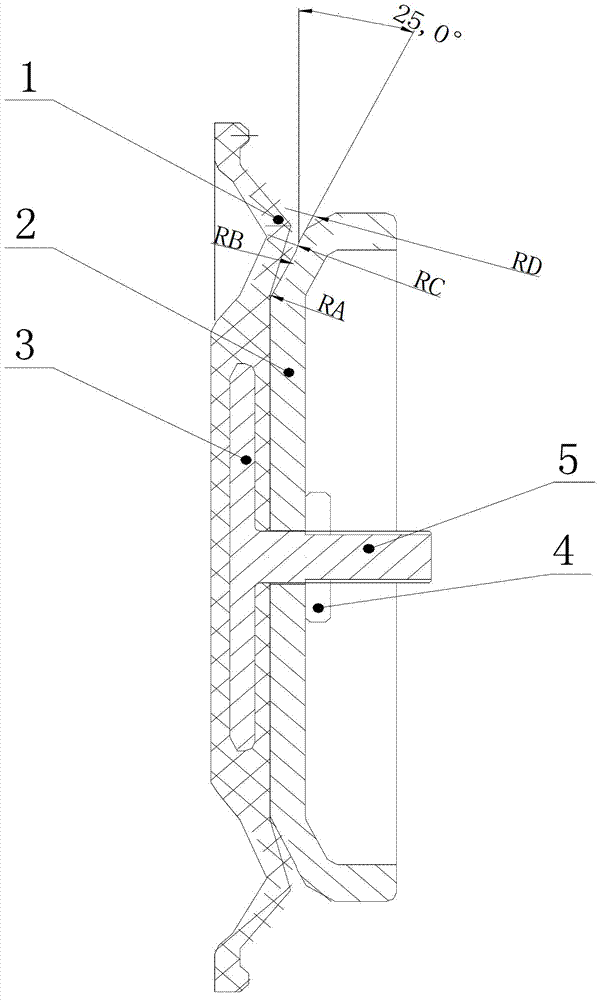 Multi-curved surface diaphragm protective plate