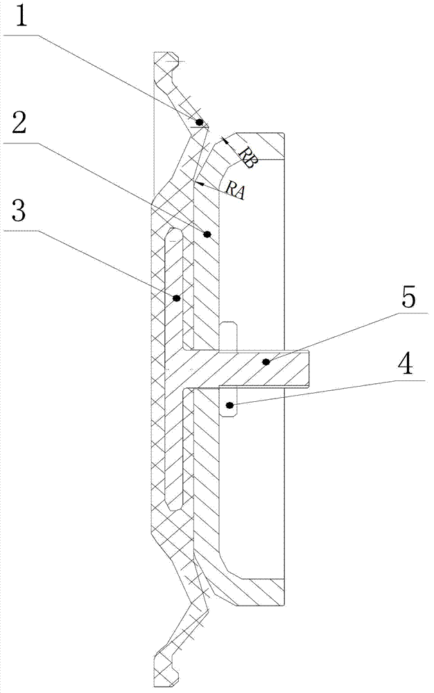 Multi-curved surface diaphragm protective plate