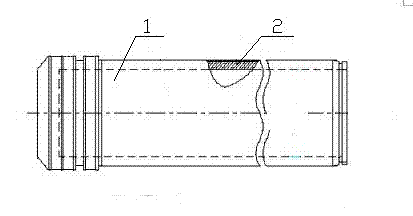 Laser cladding method for mining hydraulic support column and mining stainless steel hydraulic column