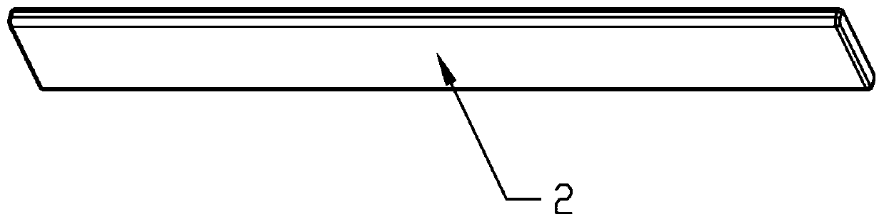 Pad strip for profiles and manufacturing method thereof