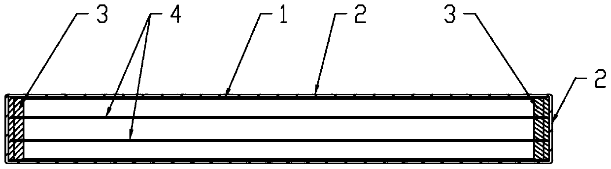 Pad strip for profiles and manufacturing method thereof