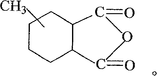 Asphalt modified by epoxy resin and rubber powder