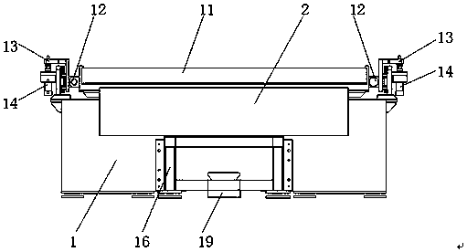 Workbench special for baffle plate drilling