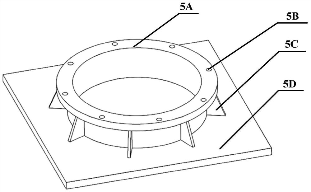 Split-type tbm cutter head joint characteristic scaling measurement method and system